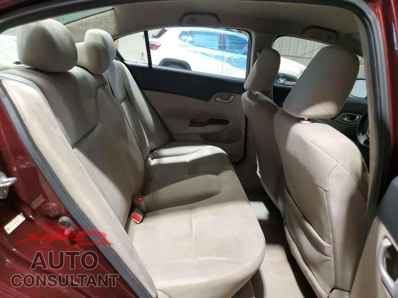 HONDA CIVIC 2012 - 19XFB2F56CE345032