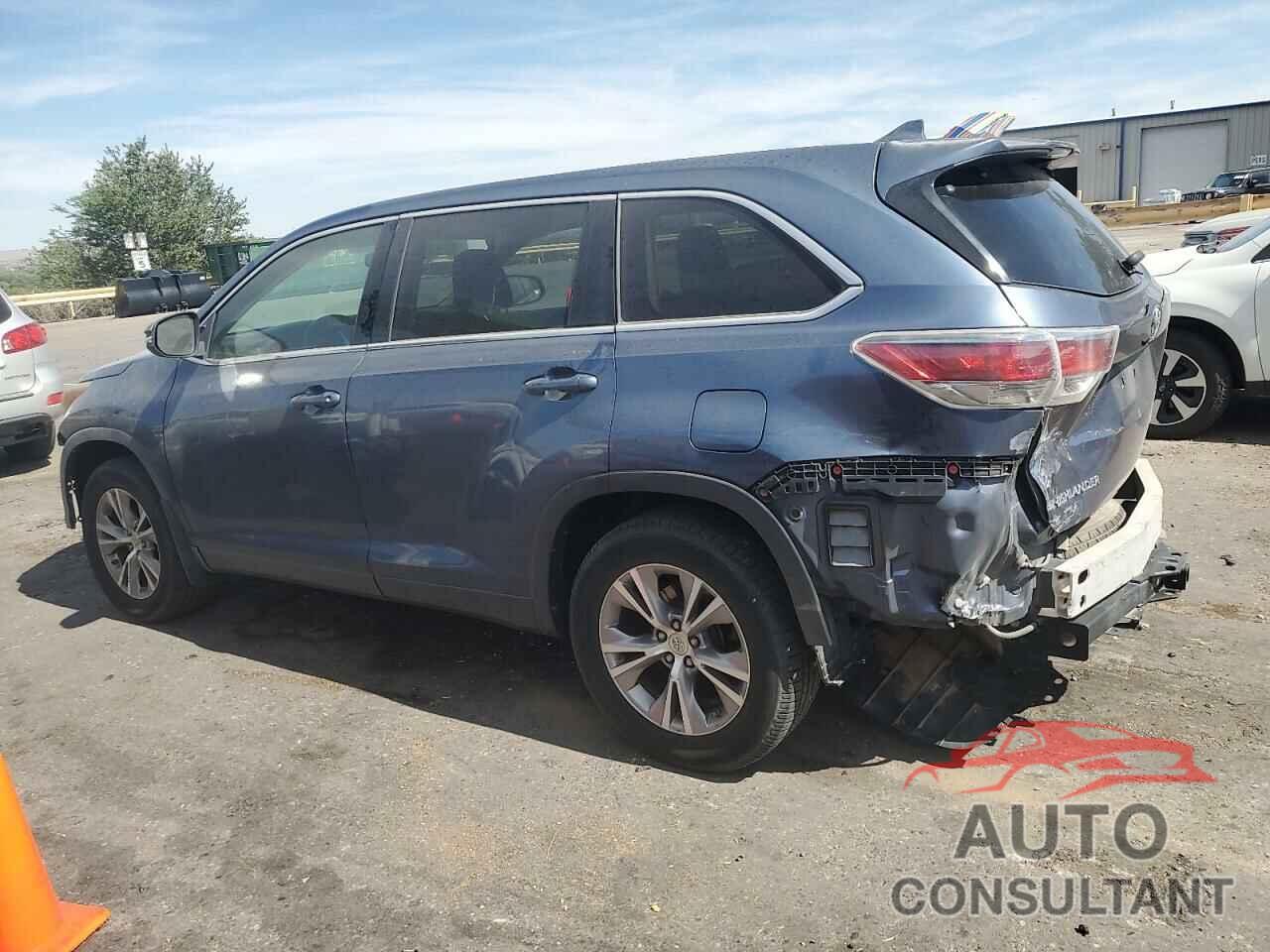 TOYOTA HIGHLANDER 2015 - 5TDBKRFH2FS131358