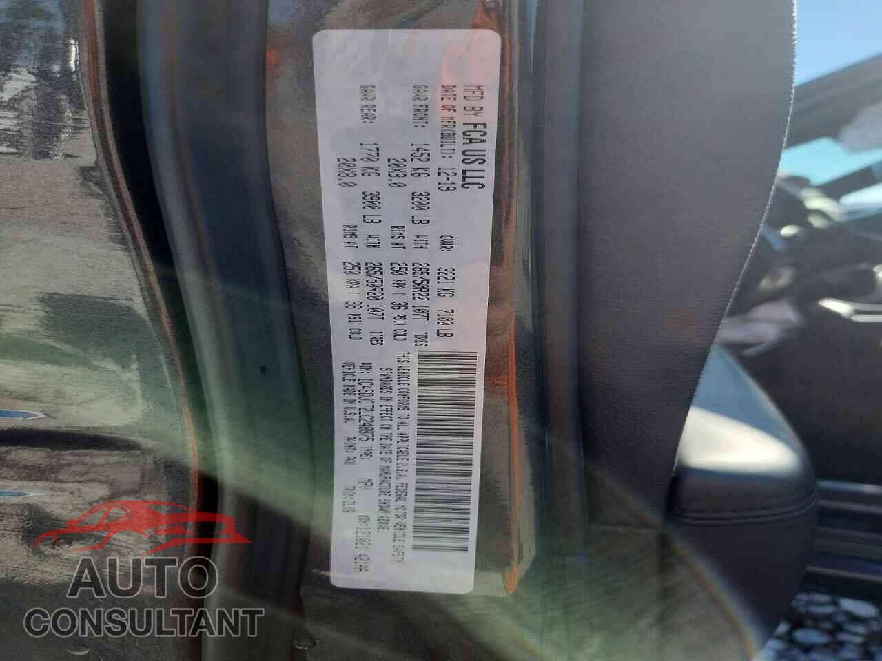 DODGE DURANGO 2020 - 1C4SDJCT2LC248875
