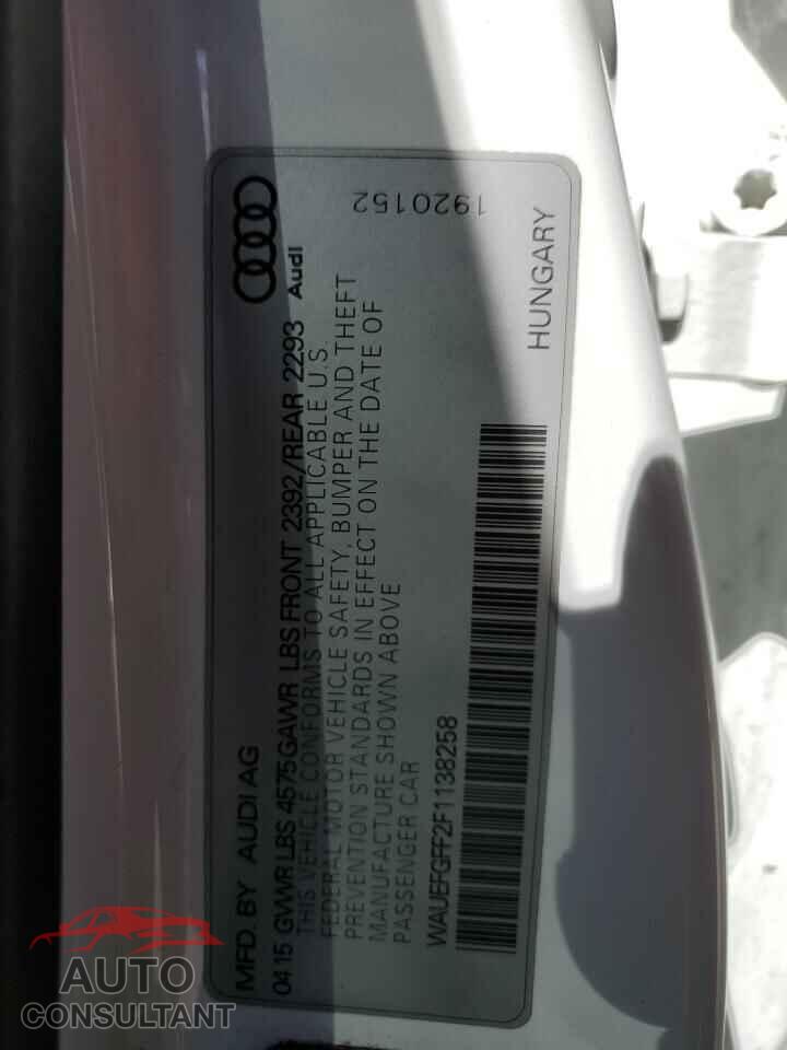 AUDI A3 2015 - WAUEFGFF2F1138258