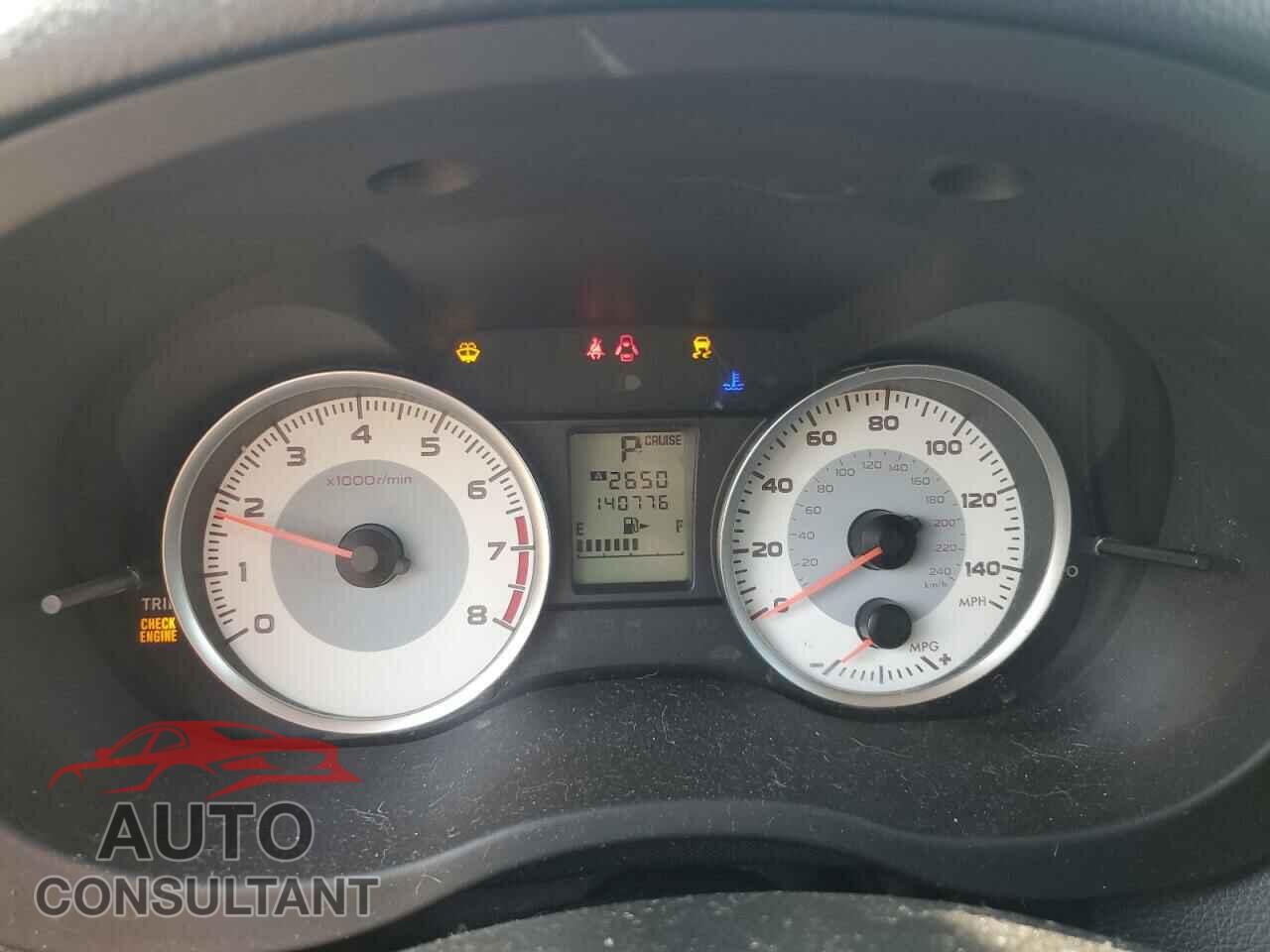 SUBARU IMPREZA 2012 - JF1GPAC61CH218802