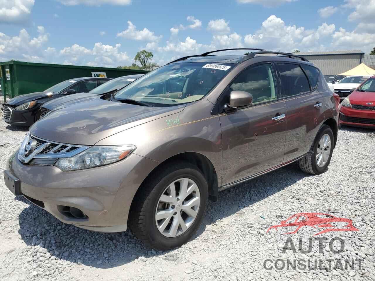 NISSAN MURANO 2012 - JN8AZ1MUXCW101758