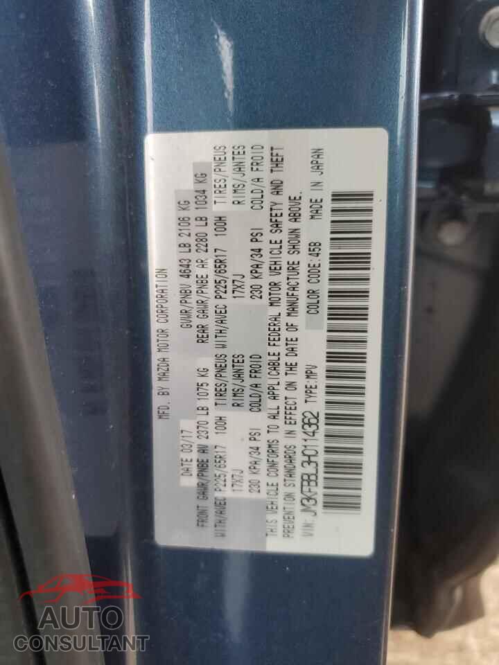 MAZDA CX-5 2017 - JM3KFBBL3H0114362