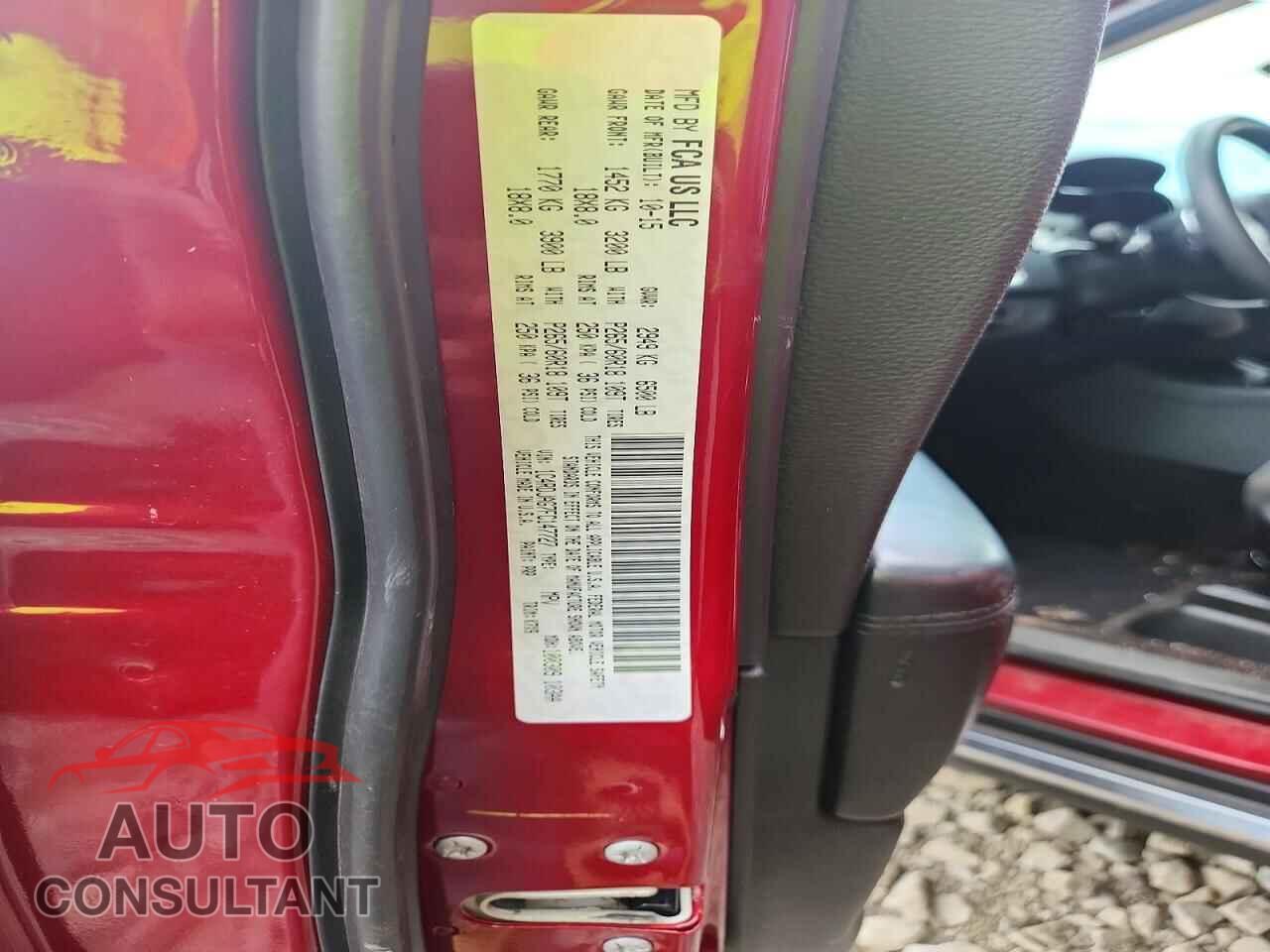 DODGE DURANGO 2015 - 1C4RDJAG7FC147727