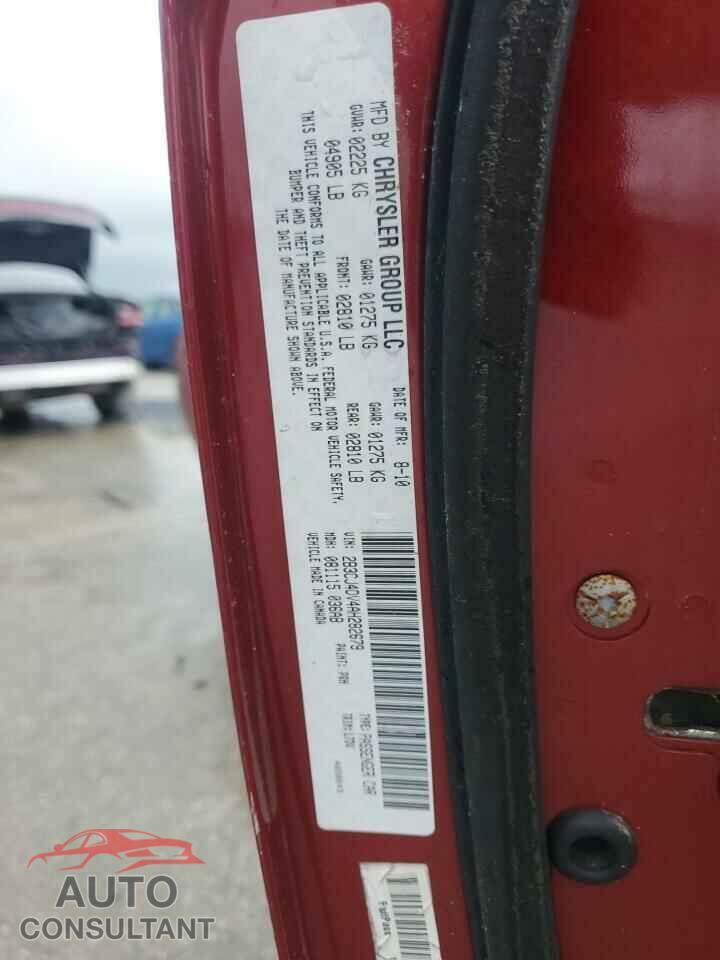DODGE CHALLENGER 2010 - 2B3CJ4DV4AH282679