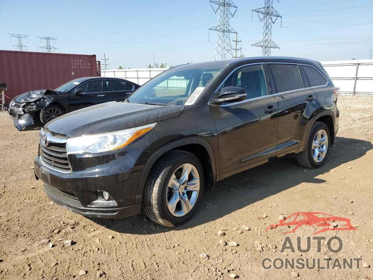 TOYOTA HIGHLANDER 2015 - 5TDDKRFHXFS105440