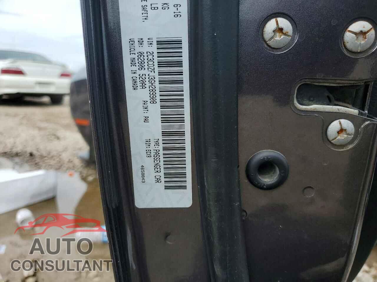 DODGE CHALLENGER 2016 - 2C3CDZFJ3GH289908
