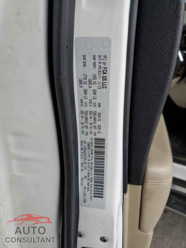 DODGE DURANGO 2015 - 1C4RDHDG4FC201120