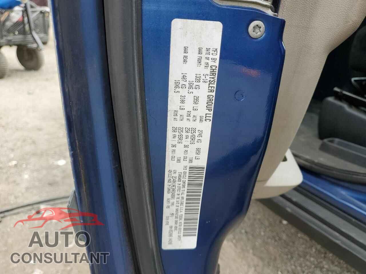 DODGE CARAVAN 2010 - 2D4RN1AE3AR348801