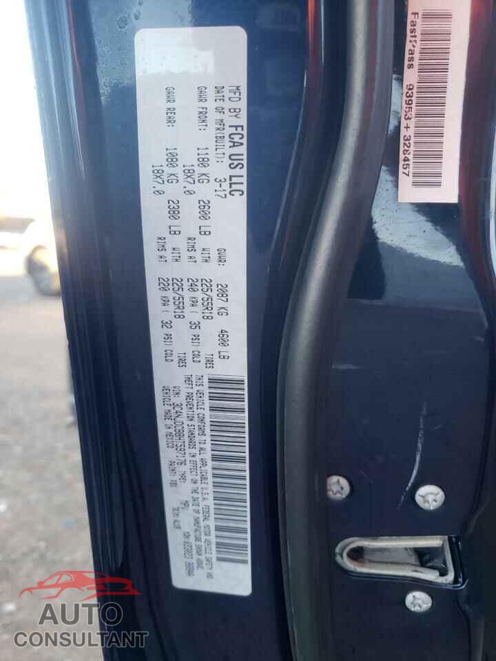 JEEP COMPASS 2017 - 3C4NJDCB8HT597176