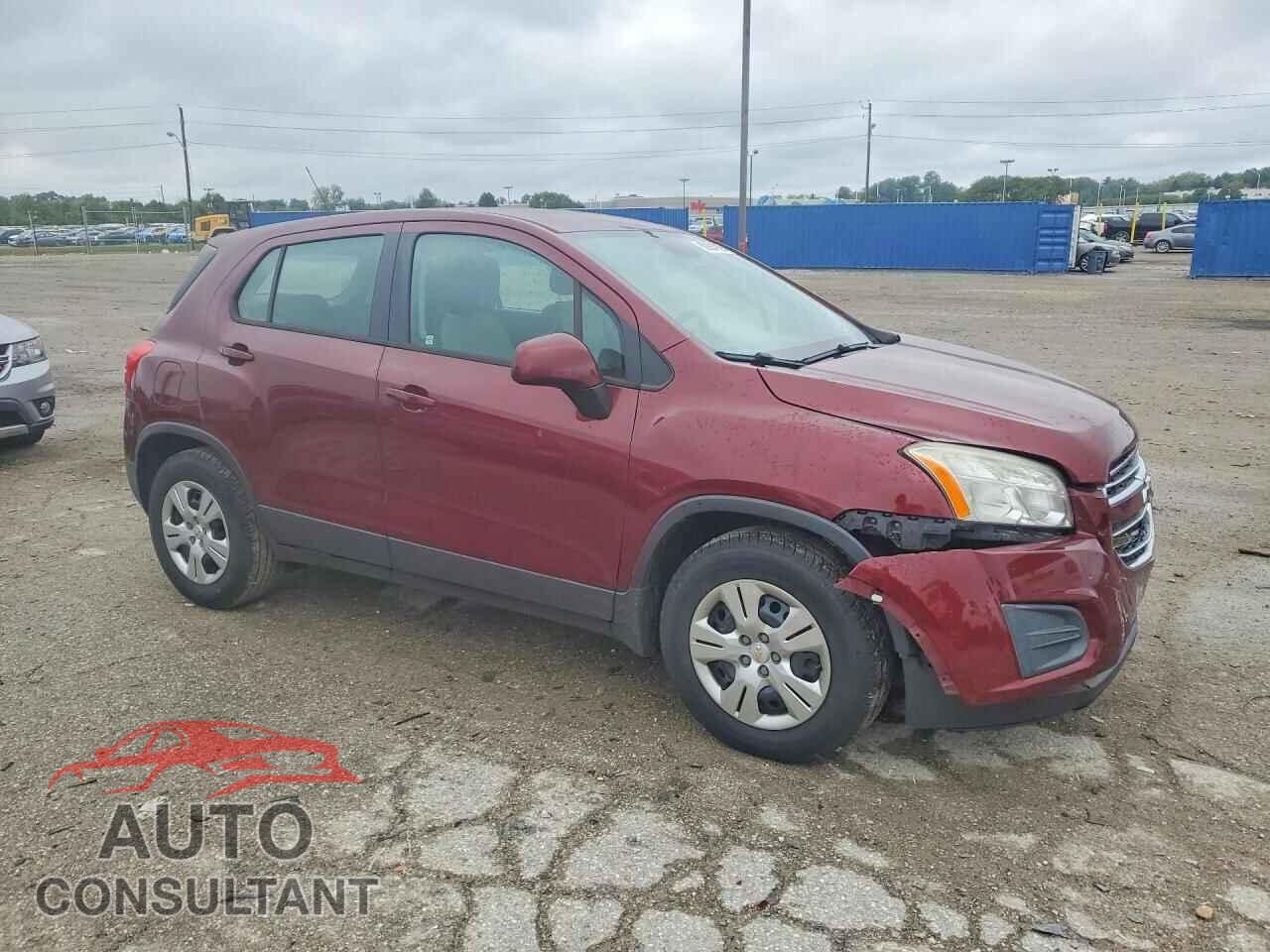 CHEVROLET TRAX 2016 - 3GNCJKSB2GL123775
