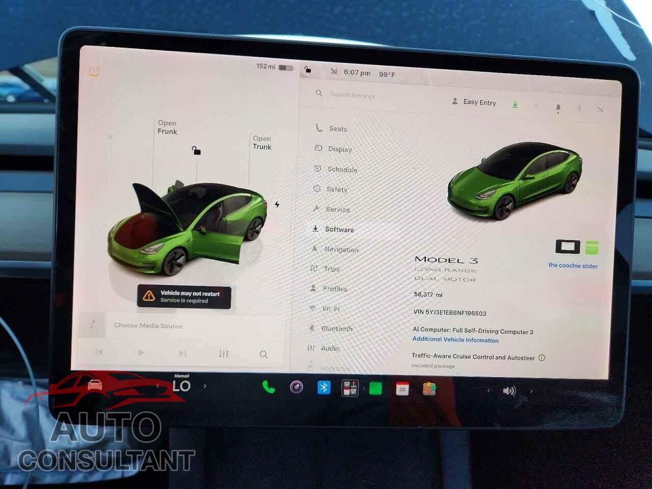 TESLA MODEL 3 2022 - 5YJ3E1EB6NF196503