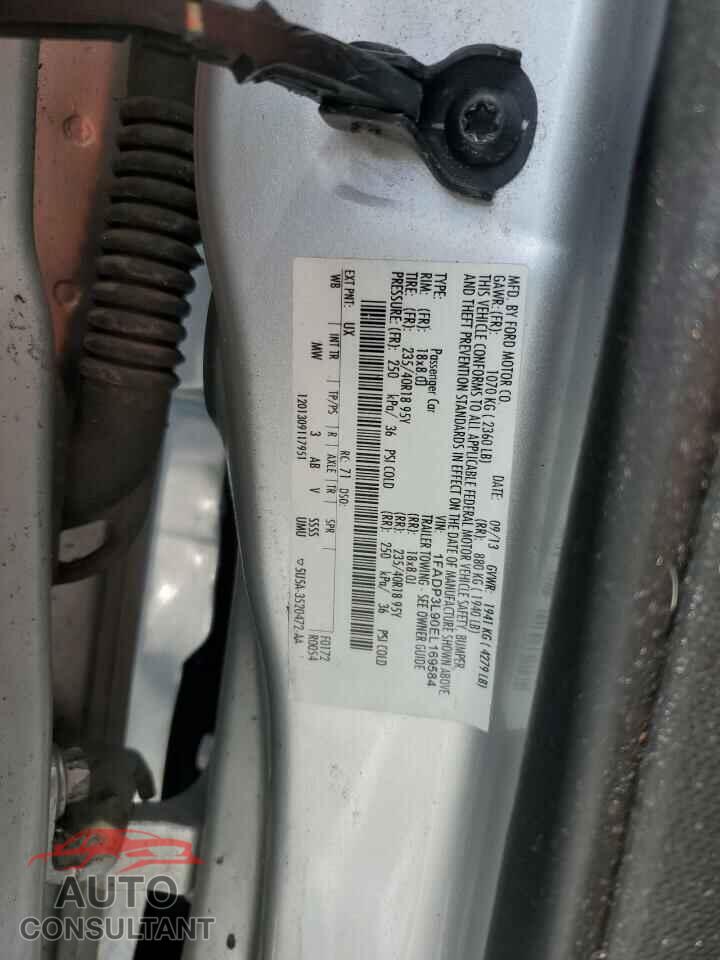 FORD FOCUS 2014 - 1FADP3L90EL169584