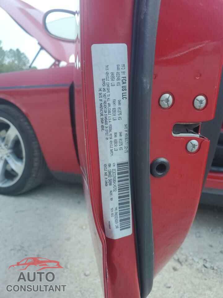 DODGE CHALLENGER 2016 - 2C3CDZAG8GH145752