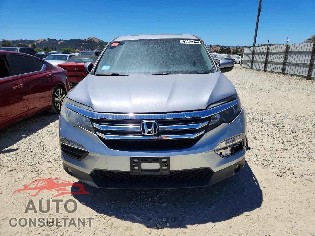 HONDA PILOT 2017 - 5FNYF5H5XHB037049