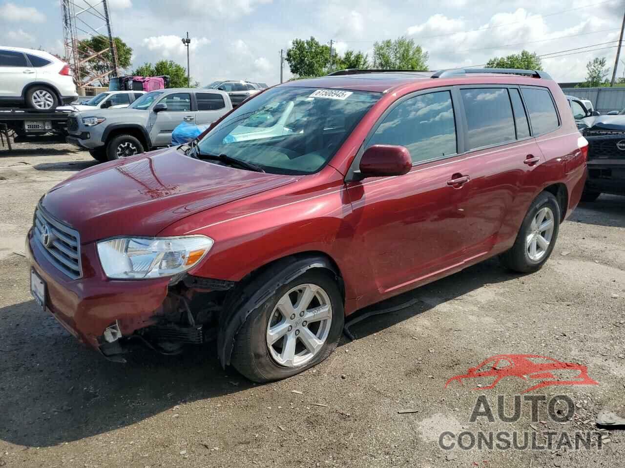 TOYOTA HIGHLANDER 2010 - 5TDBK3EH6AS008329