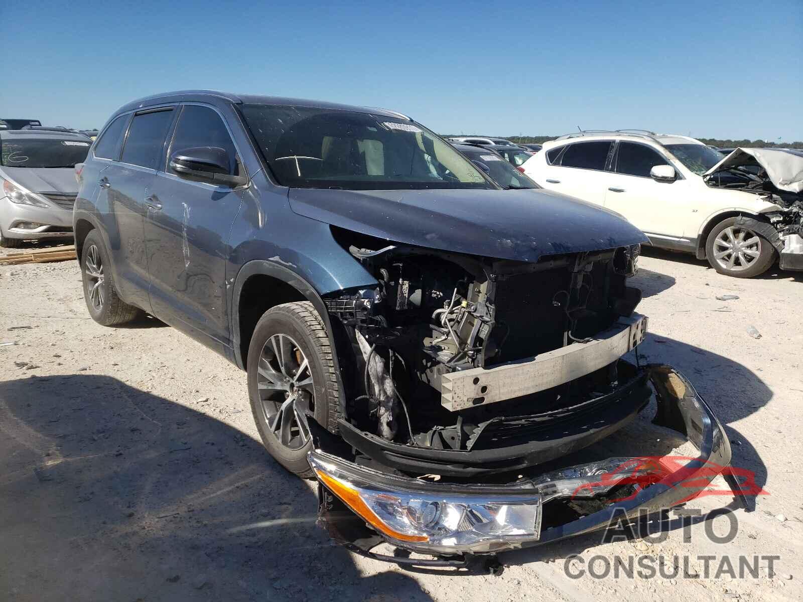 TOYOTA HIGHLANDER 2016 - 5TDKKRFH2GS120782