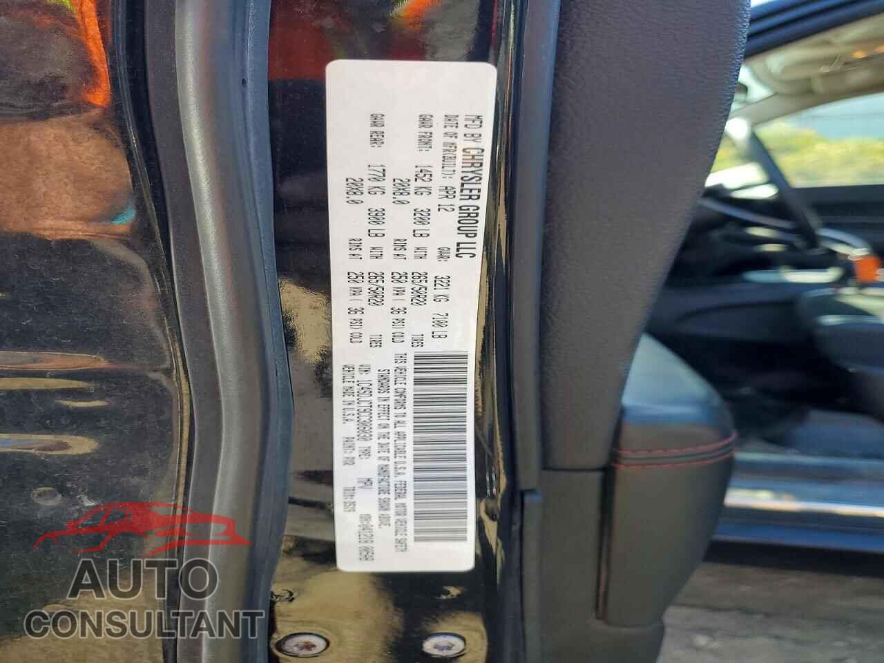 DODGE DURANGO 2012 - 1C4SDJCT9CC306030