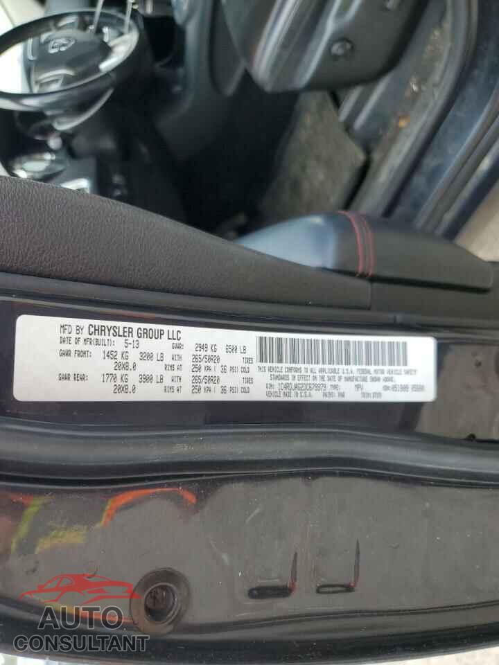 DODGE DURANGO 2013 - 1C4RDJAG2DC679979