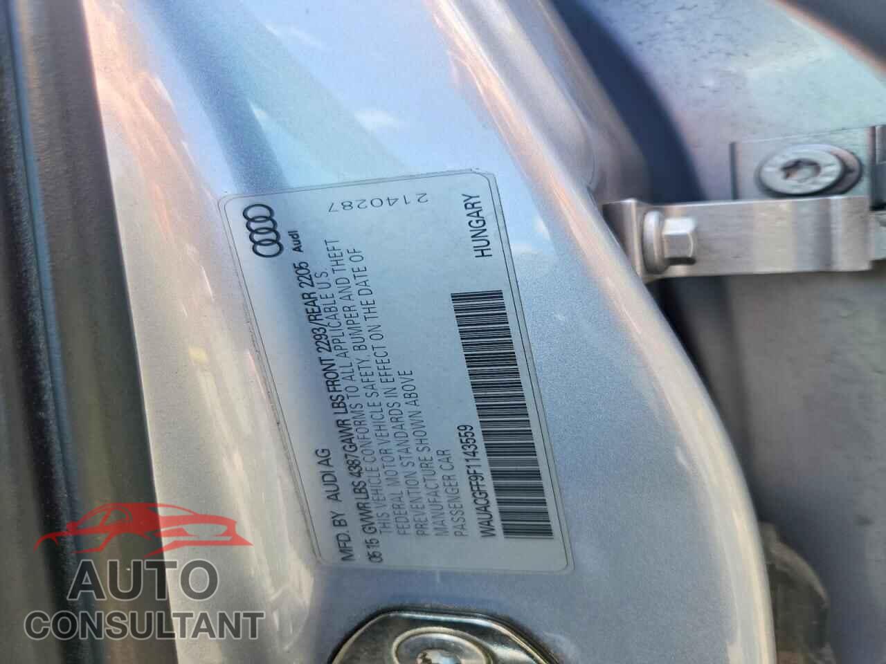 AUDI A3 2015 - WAUACGFF9F1143559
