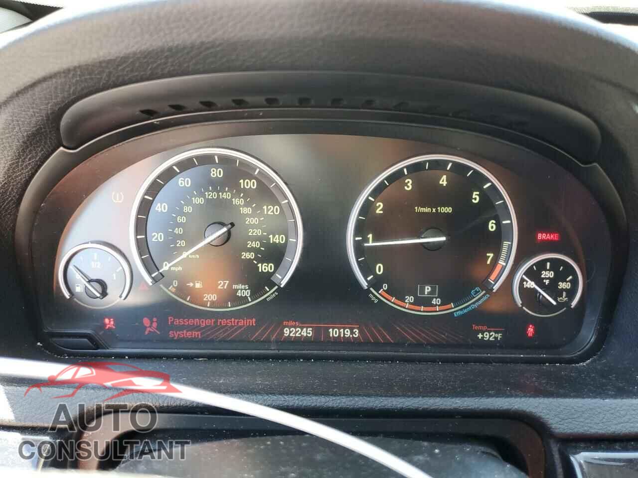 BMW 5 SERIES 2012 - WBASN2C51CC202004