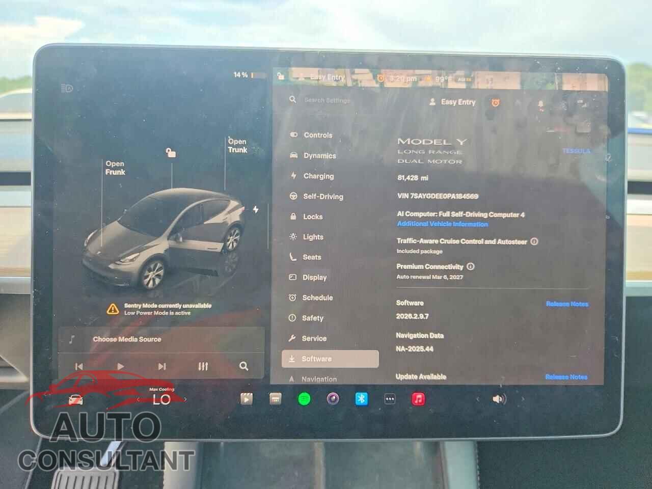 TESLA MODEL Y 2023 - 7SAYGDEE0PA184569