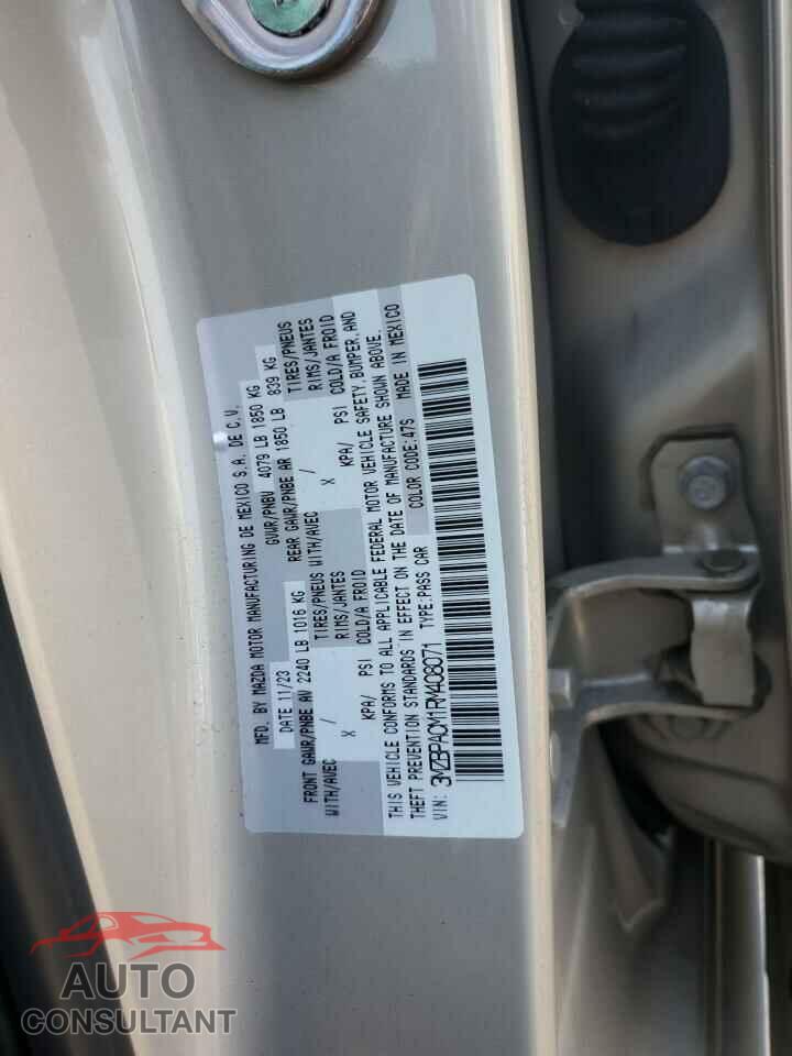 MAZDA 3 2024 - 3MZBPACM1RM408071