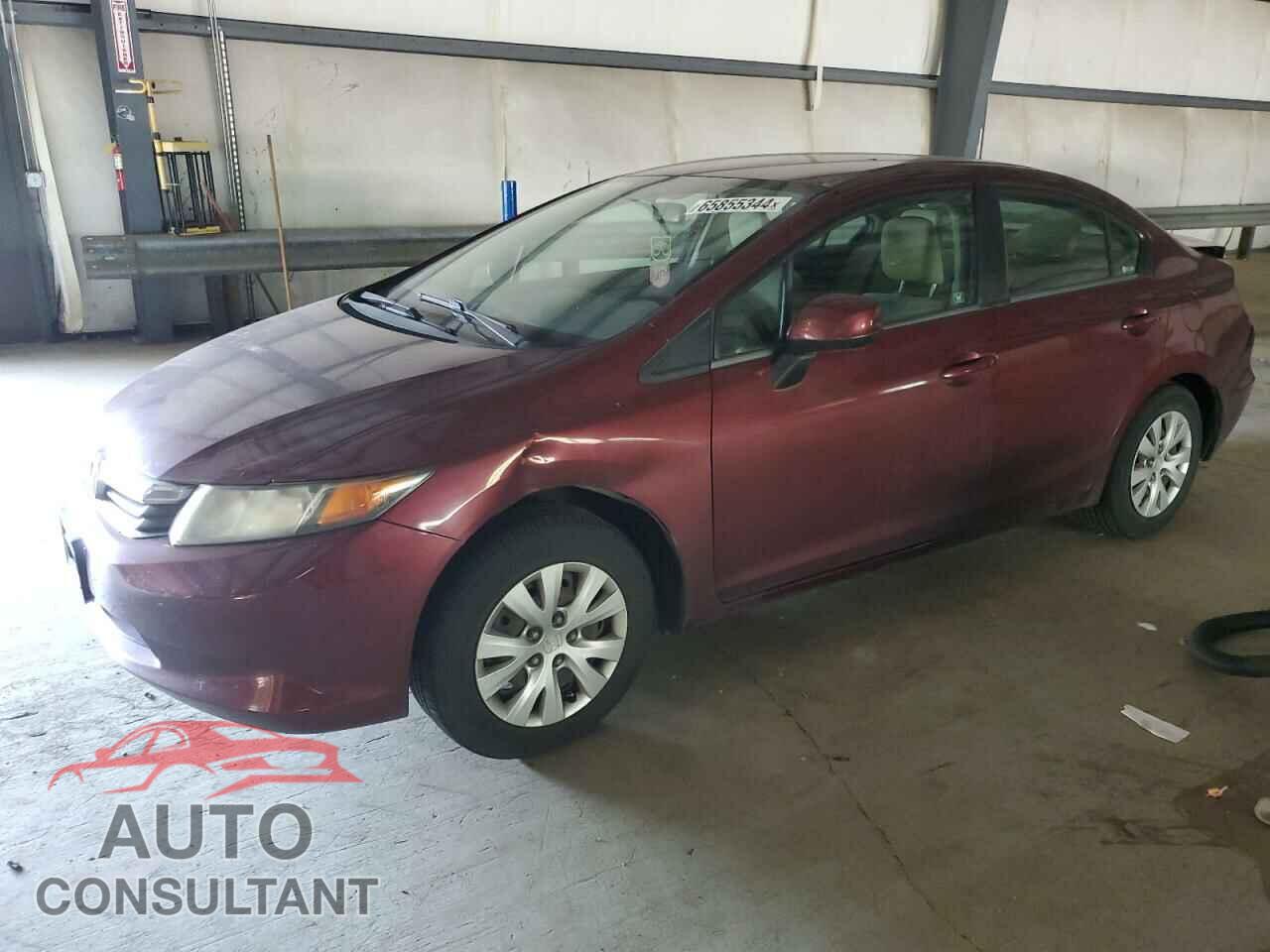 HONDA CIVIC 2012 - 2HGFB2E56CH533721