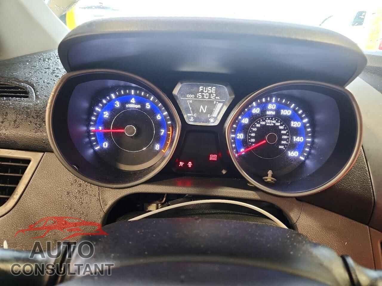 HYUNDAI ELANTRA 2012 - 5NPDH4AE8CH095359