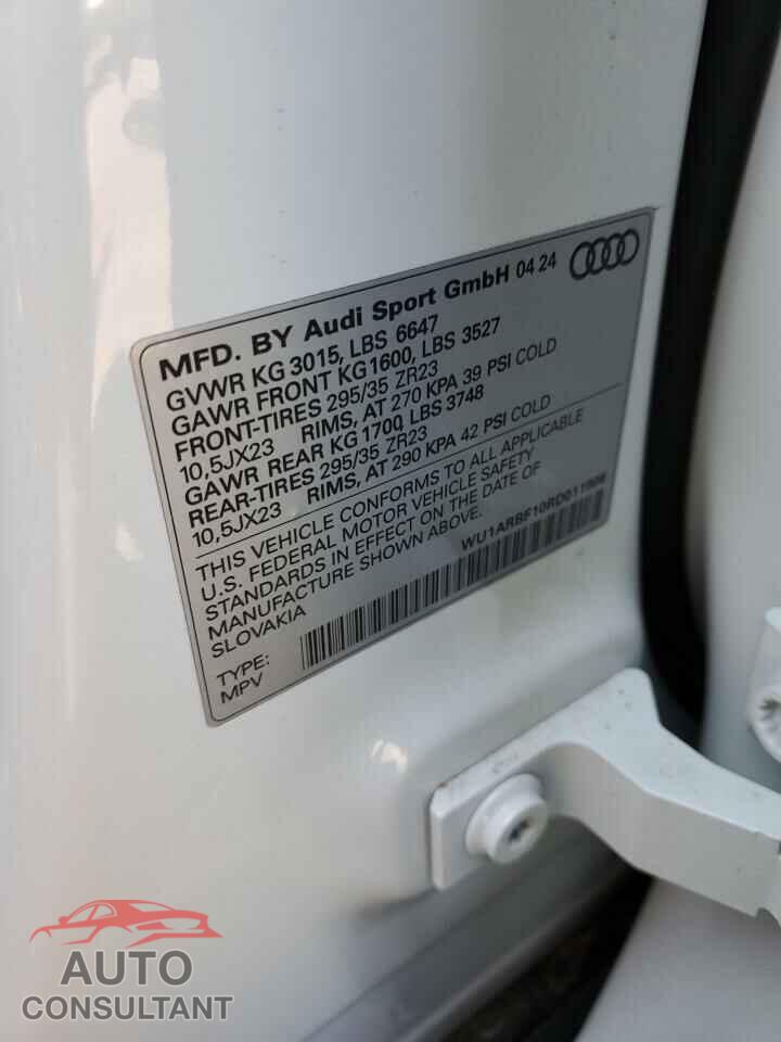 AUDI RS 2024 - WU1ARBF10RD011806