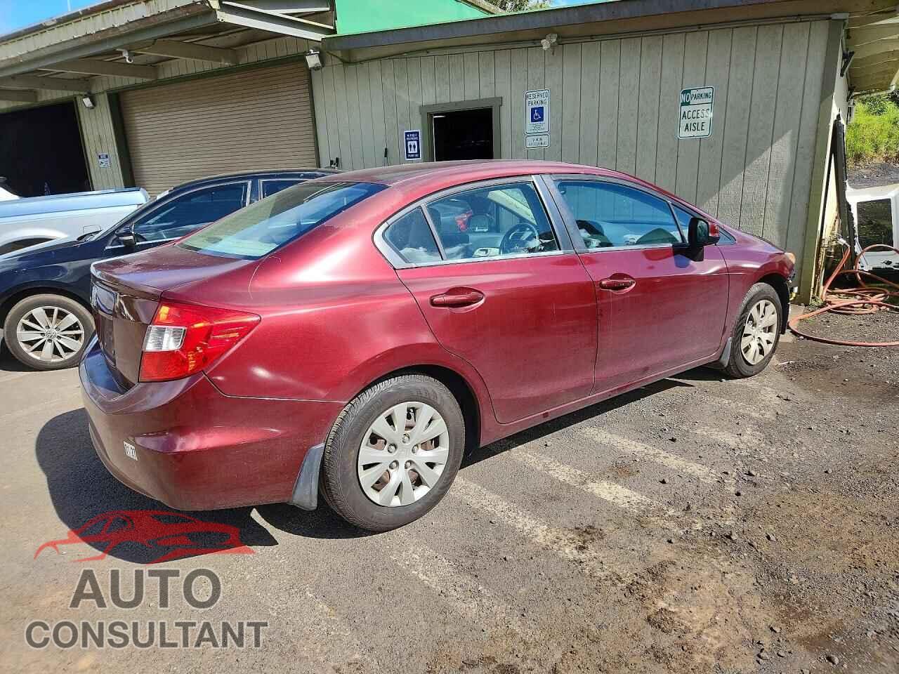 HONDA CIVIC 2012 - 2HGFB2F52CH600667