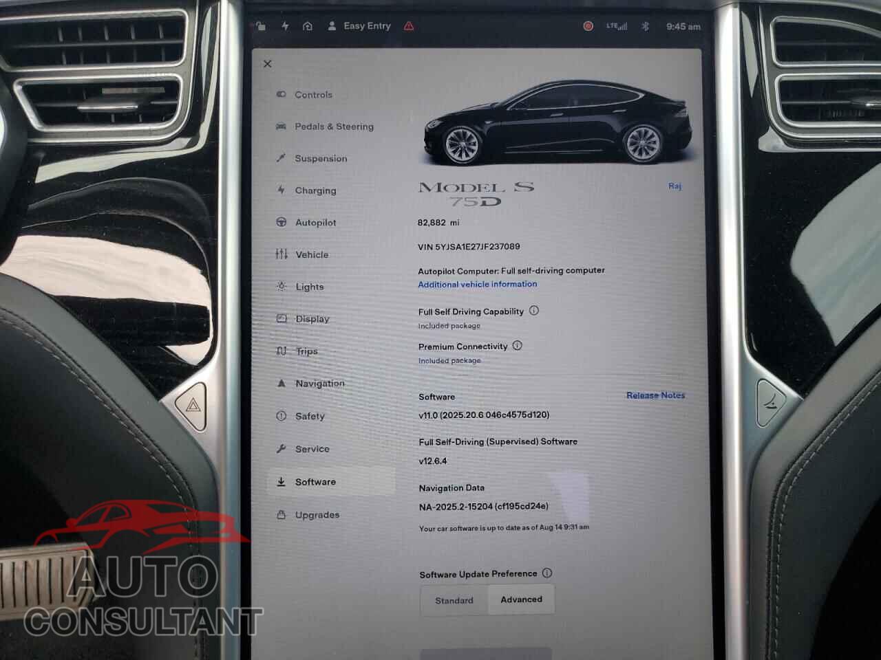 TESLA MODEL S 2018 - 5YJSA1E27JF237089