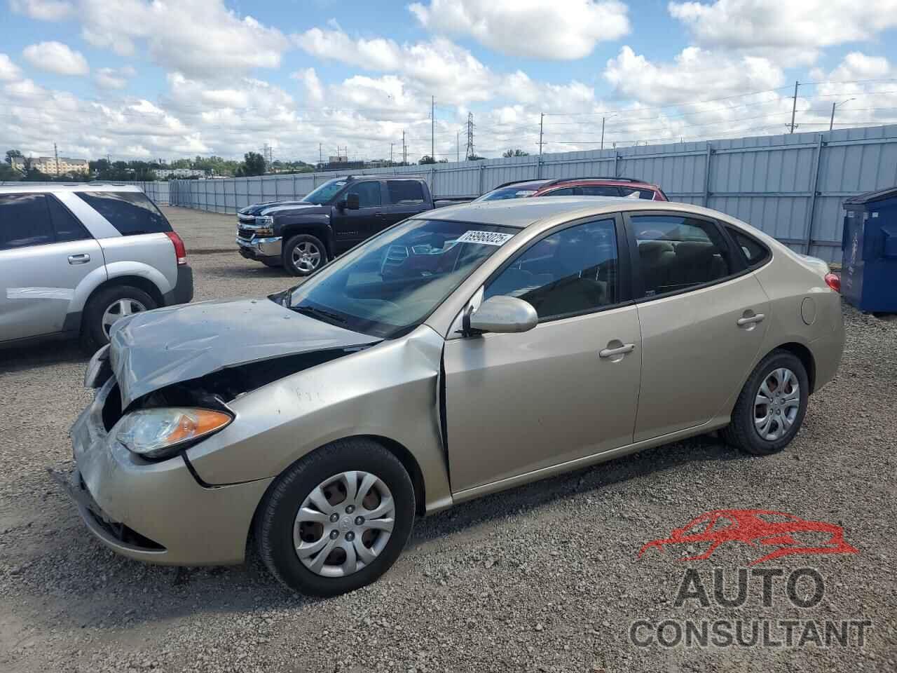 HYUNDAI ELANTRA 2010 - KMHDU4AD9AU941421