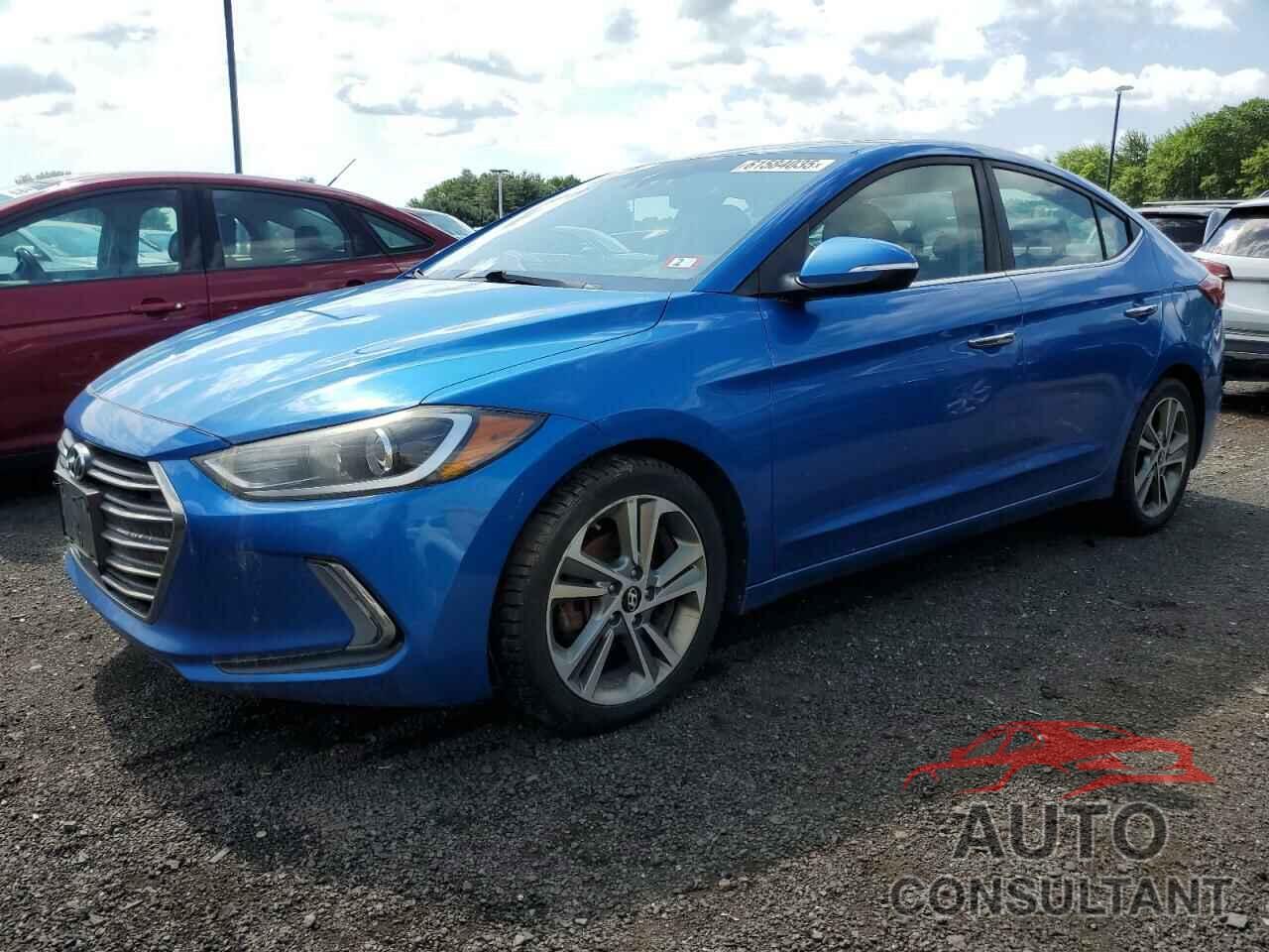 HYUNDAI ELANTRA 2017 - KMHD84LF5HU284999