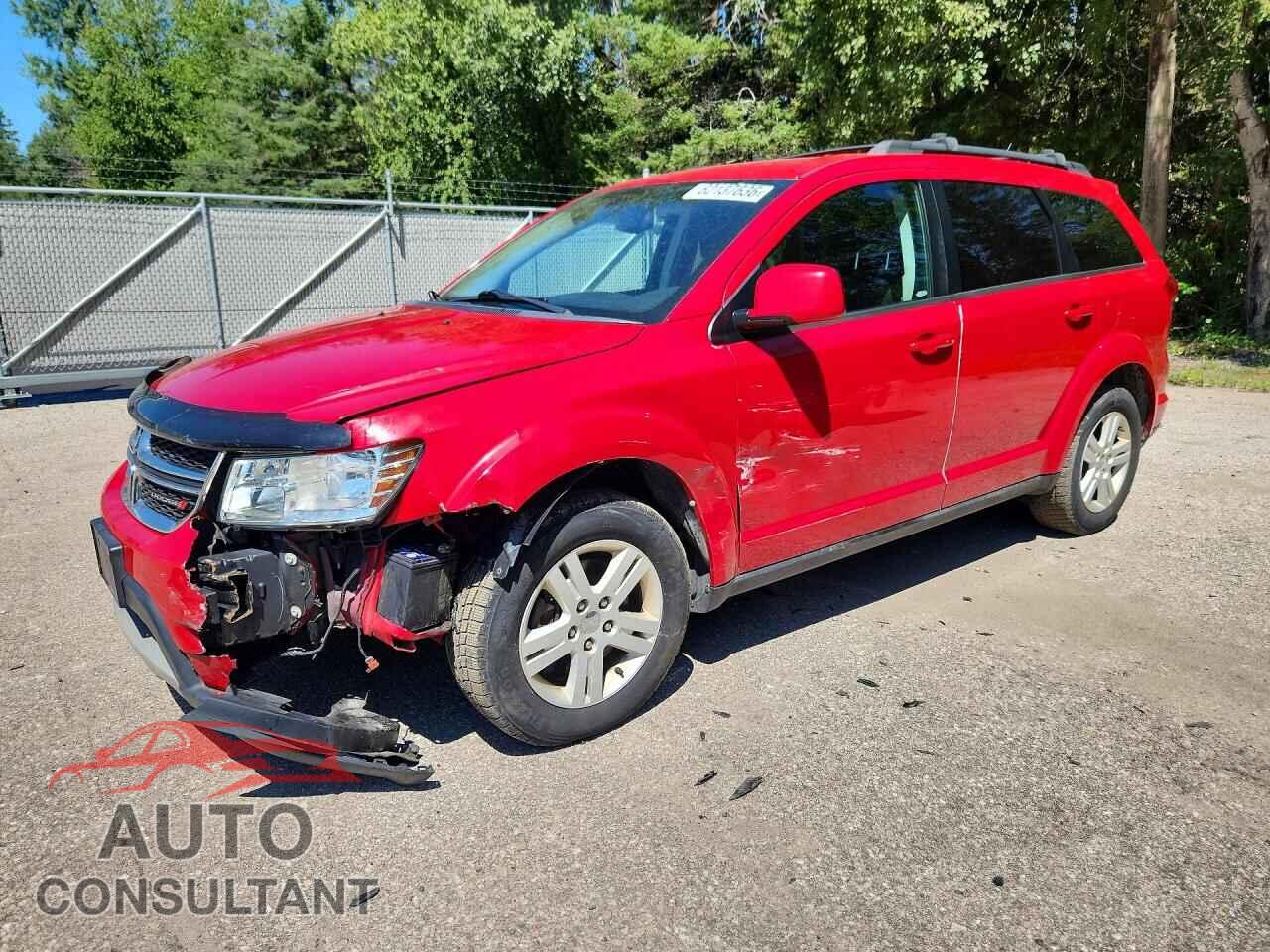DODGE JOURNEY 2012 - 3C4PDCCG7CT312613