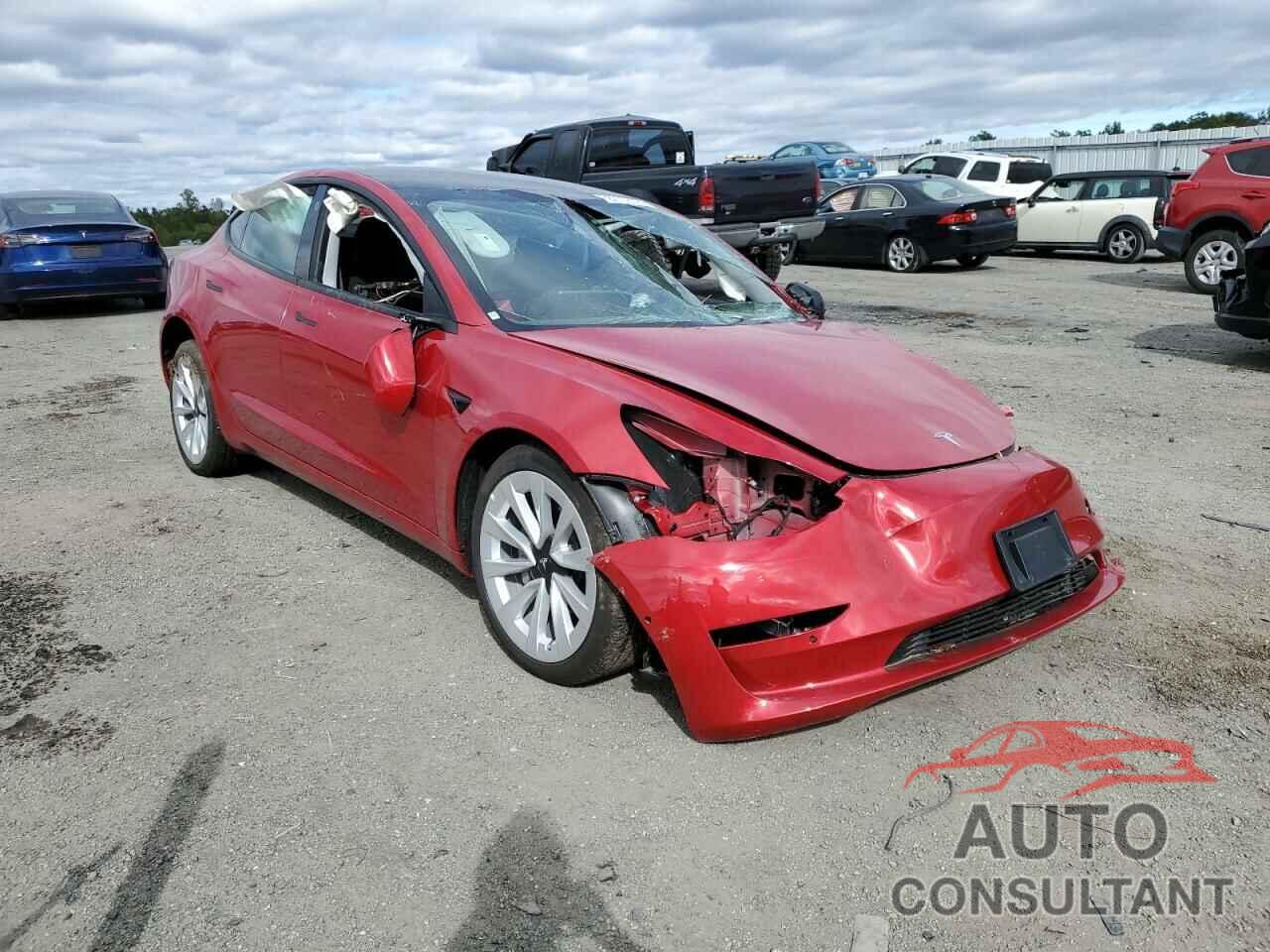 TESLA MODEL 3 2022 - 5YJ3E1EBXNF187965