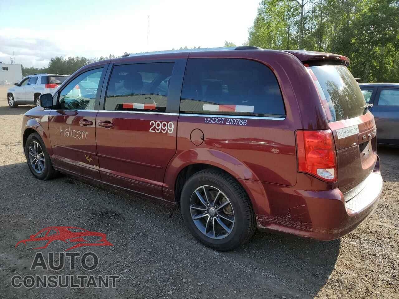 DODGE CARAVAN 2017 - 2C4RDGBG9HR831013