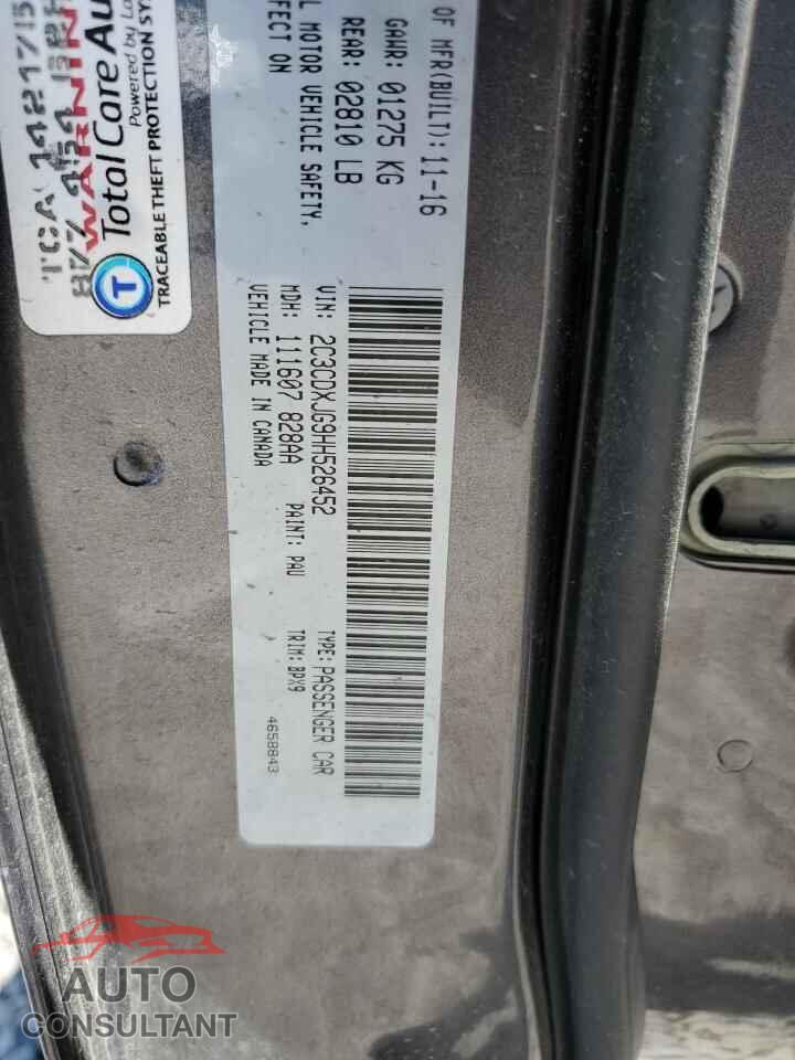 DODGE CHARGER 2017 - 2C3CDXJG9HH526452