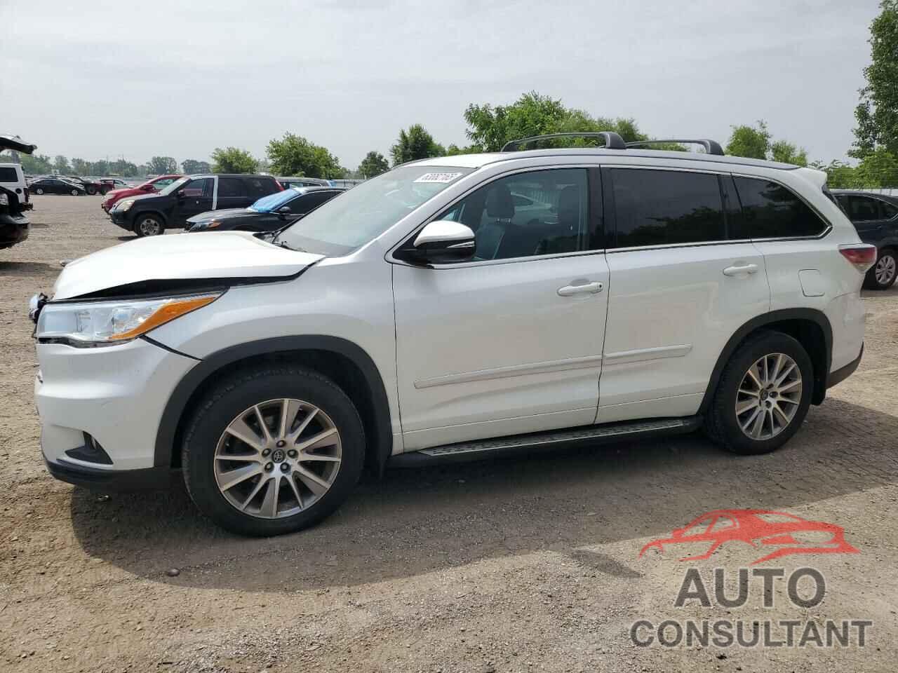TOYOTA HIGHLANDER 2016 - 5TDJKRFH3GS344932