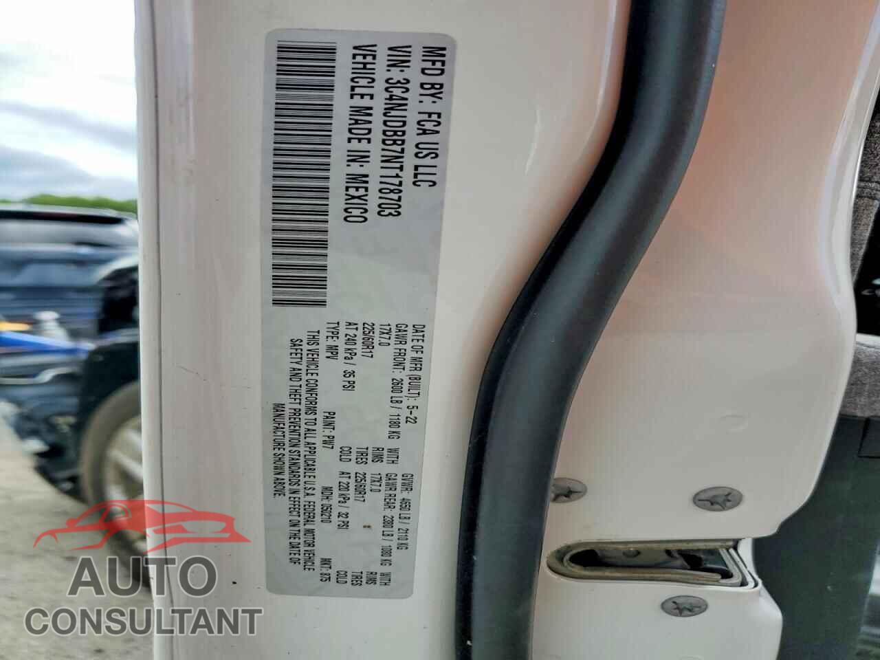 JEEP COMPASS 2022 - 3C4NJDBB7NT178703