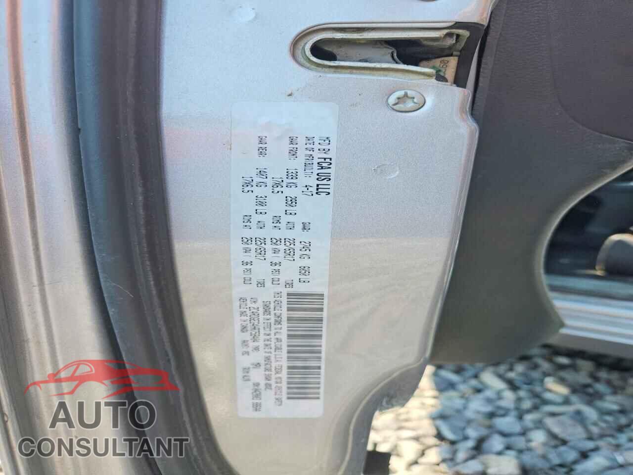 DODGE CARAVAN 2017 - 2C4RDGEG4HR758404