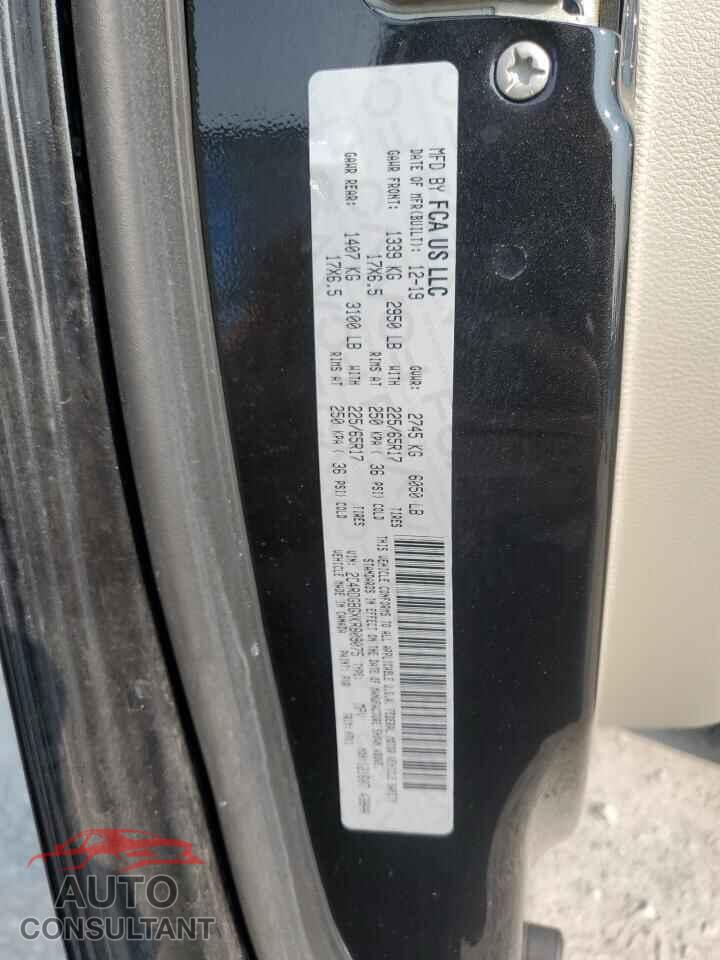 DODGE CARAVAN 2019 - 2C4RDGBGXKR809075