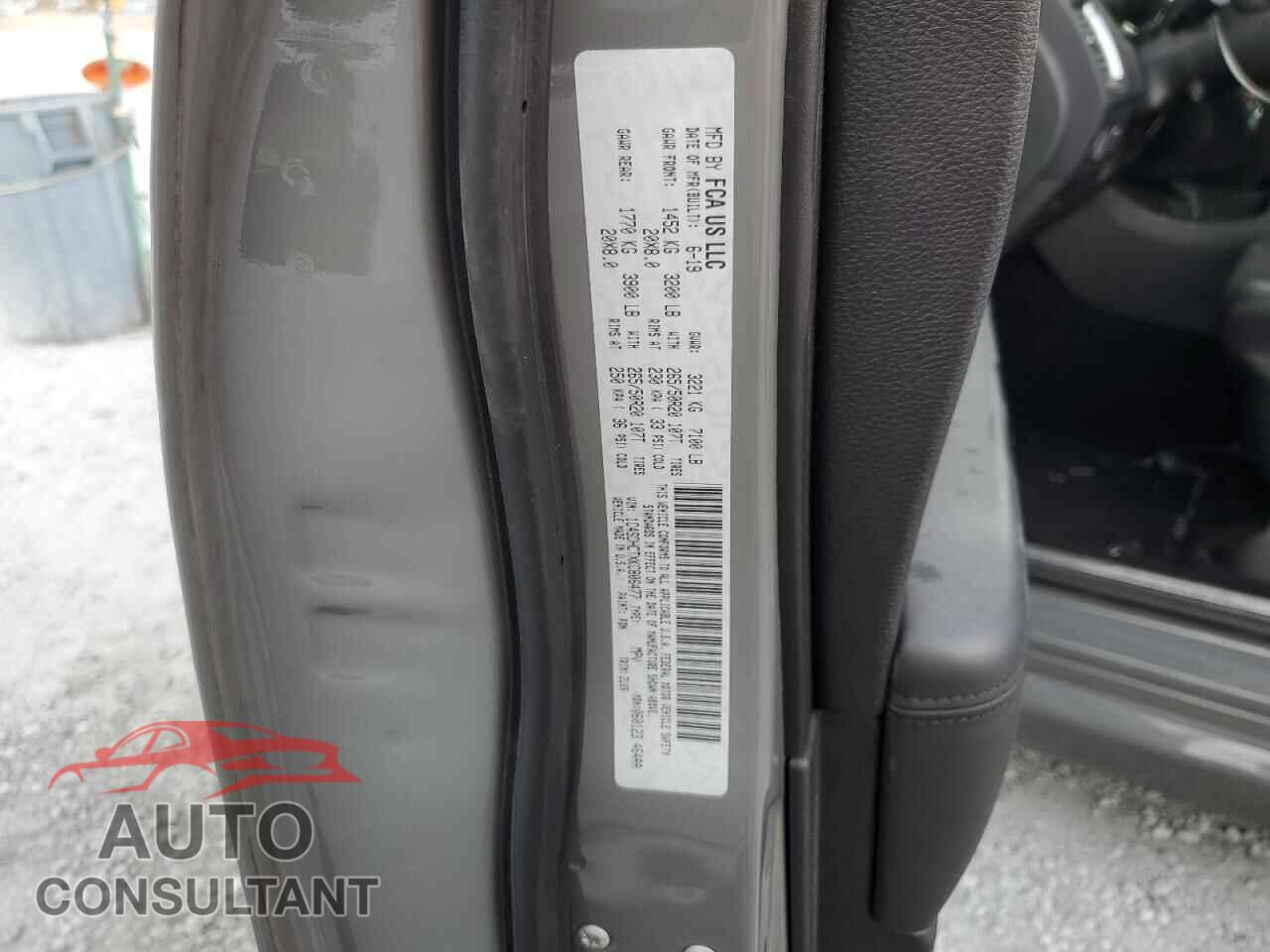 DODGE DURANGO 2019 - 1C4SDHCTXKC806477