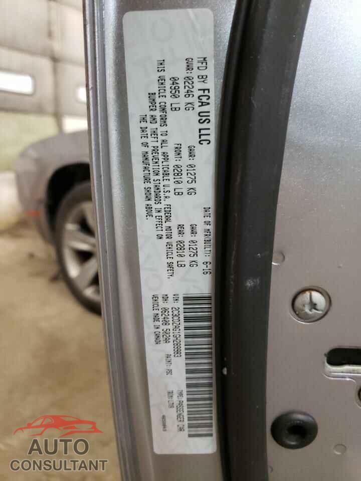 DODGE CHALLENGER 2016 - 2C3CDZAG1GH289983