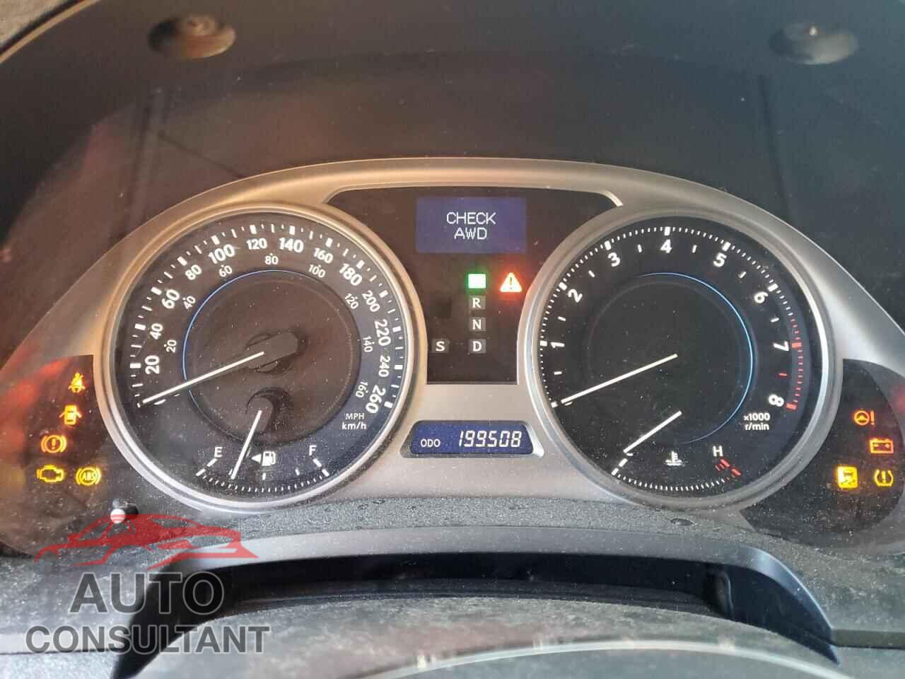 LEXUS IS 2010 - JTHCF5C21A2033261
