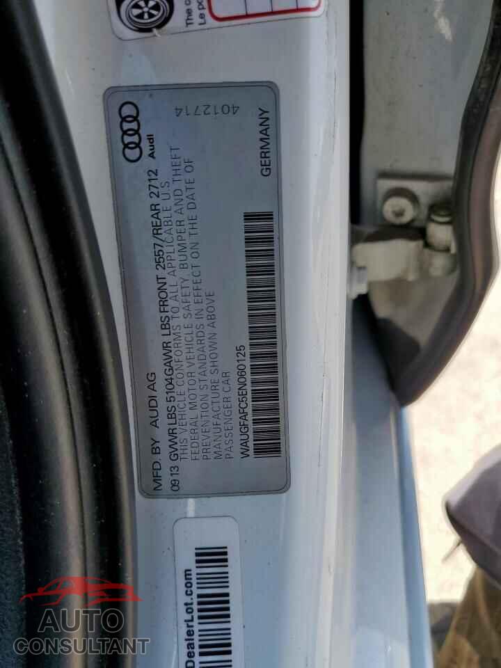 AUDI A6 2014 - WAUGFAFC5EN060125