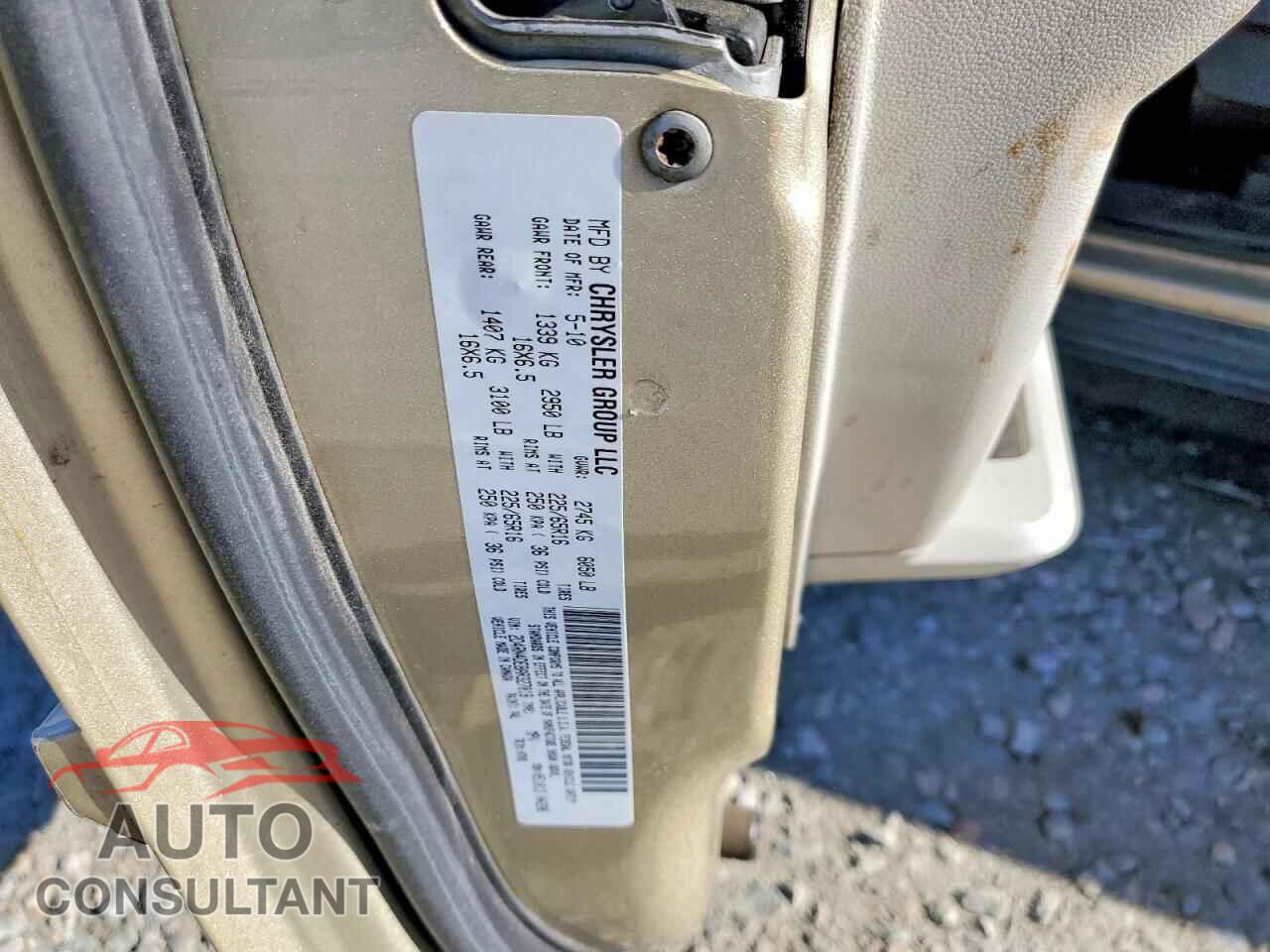 DODGE CARAVAN 2010 - 2D4RN4DE8AR327018
