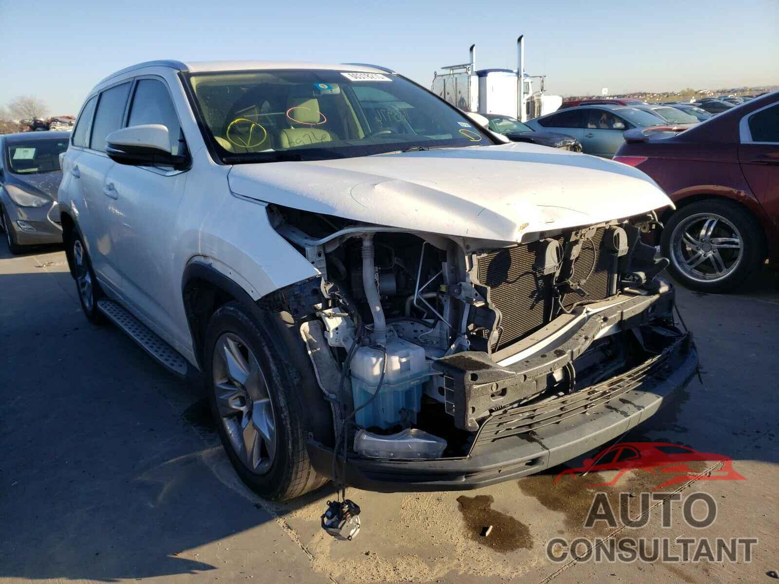 TOYOTA HIGHLANDER 2016 - 5TDYKRFH5GS135884