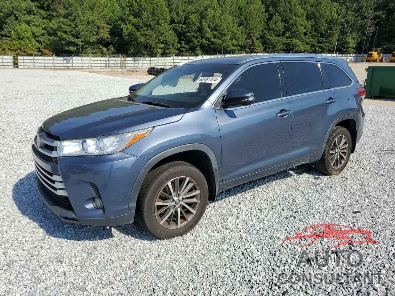 TOYOTA HIGHLANDER 2018 - 5TDJZRFH7JS819825