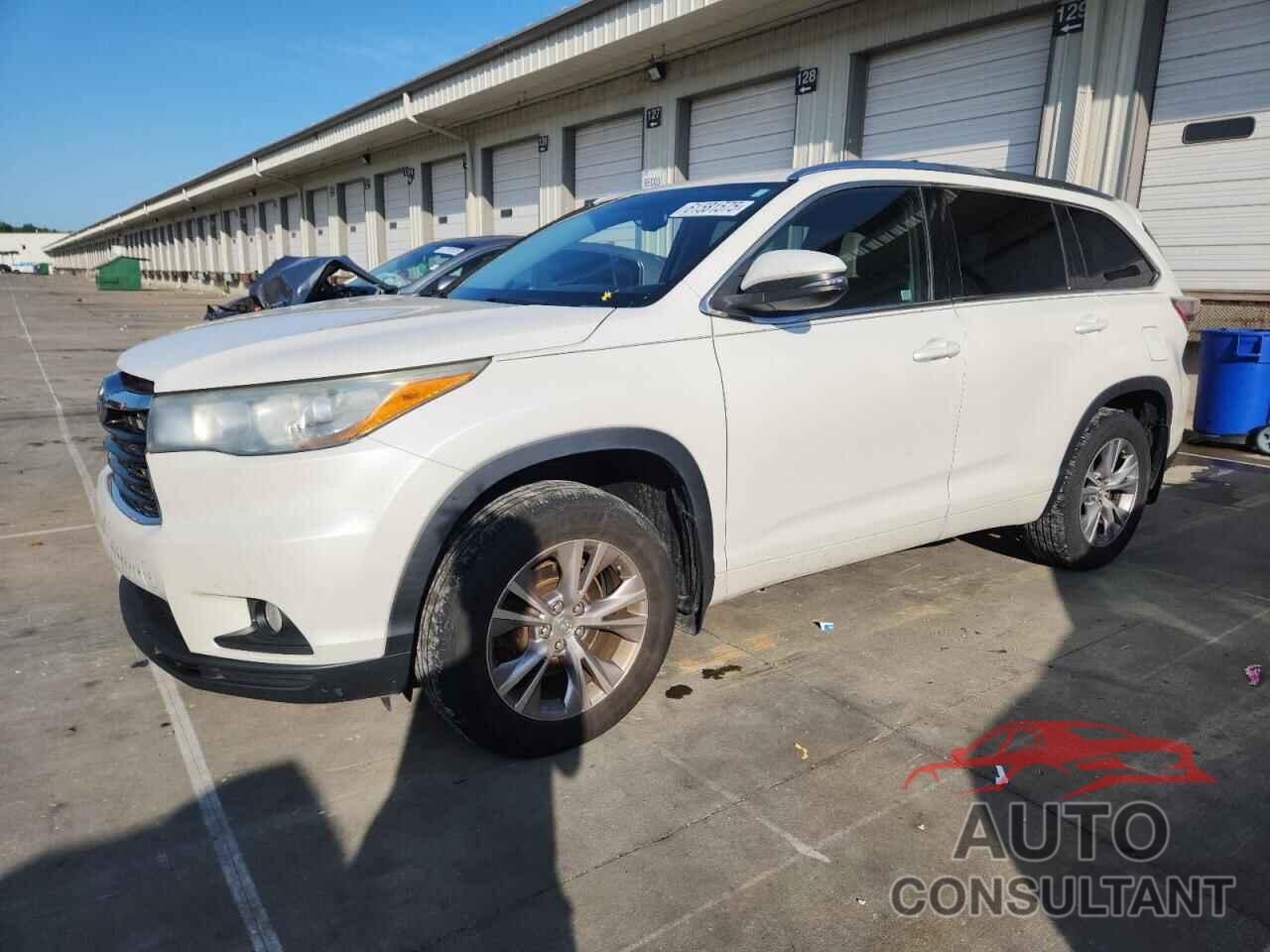 TOYOTA HIGHLANDER 2015 - 5TDJKRFH0FS109029